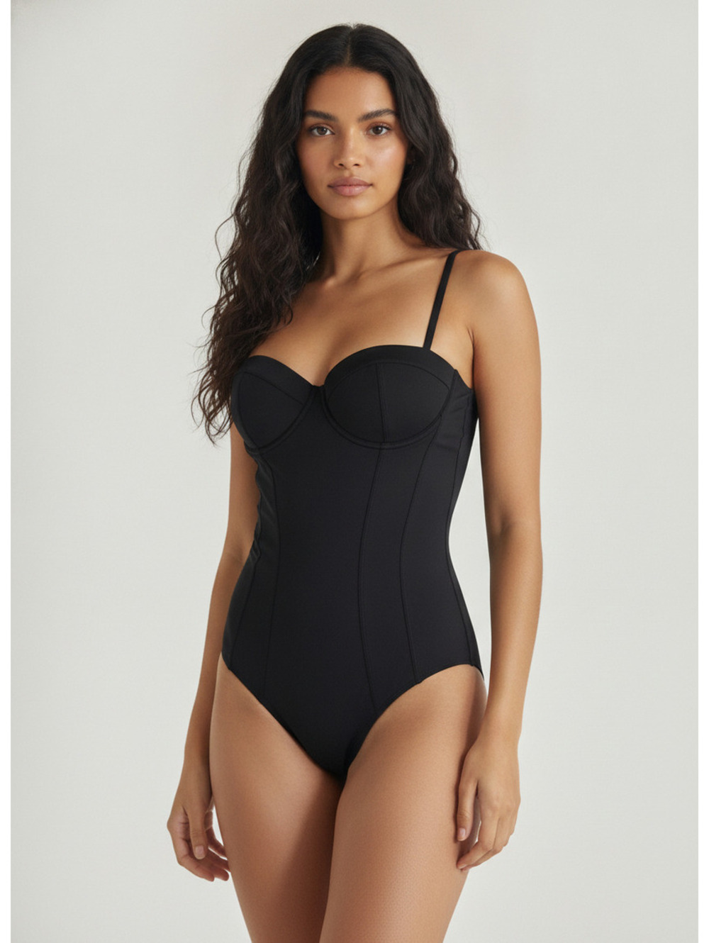 Ta3 pushy shaping swimsuit size large regular/long b/c cup